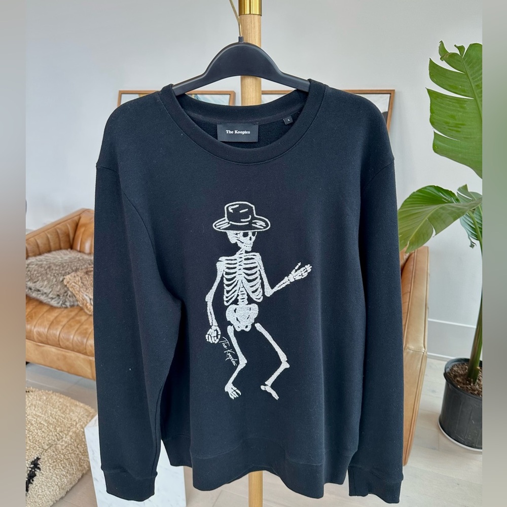 Sweater The Kooples - rare designer skeleton rare
